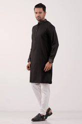 Men Premium Panjabi (Black)